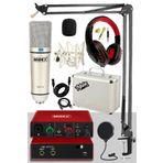 Midex Cx1 Mikrofon + Glx-500 Pro Ses Kartı + Rs-30 Stereo Kulaklık Kayıt Ekipmanı
