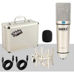 Midex CX1 Profesyonel Condenser Stüdyo Ses Kayıt Mikrofon Seti Hardcase ile Full Set