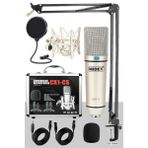 Midex CX1 STA Üst Seviye Condenser Stüdyo Ses Kayıt Mikrofonu Stand Filtre Seti