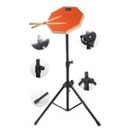 Midex DD-1080-PAK Bateri Davul Çalışma Pedi Seti 8 İnç Drum Practice Pad
