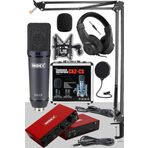 Midex Exclusive Paket-4 CX2 Mikrofon GLX-800 Ses Kartı Stüdyo Kayıt Seti