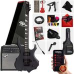 Midex FORCE-AMP50 Üst Seviye 50 Watt Amfili Elektro Gitar H-H Profesyonel Full Set Aksesuarlı - Mat Gri