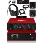 Midex Glx-500 Pro-Hd 2 Giriş 2 Çıkış USB Stüdyo Ses Kartı Kulaklık Ve XLR Kablo