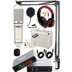 Midex GLX-700GR Ses Kartı + CX1 Stüdyo Mikrofon Stüdyo Ekipman Seti