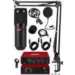 Midex GLX Paket-2 BM800 And Mikrofon Ses Kartı + Stand Set