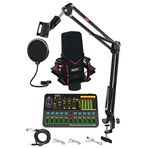 Midex GMX-1 Platinium Set Condenser Mikrofon Ses Kartı Canlı Yayın Paketi