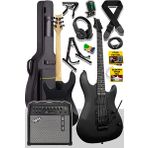 Midex Grx-300-50-Amp 50 W Gainli Şarjlı Bluetooth'lu Amfi ve Full Profesyonel Elektro Gitar Seti