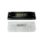 Midex HN-10BK Siyah Örf Aletleri 10 Delikli Mızıka