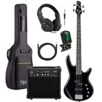 Midex MBG400-AMP 4 Telli Bas Gitar + 20 W Amfi + Gigbag Kulaklık