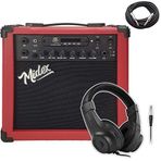 Midex MGA-25RDBT-HD ŞARJLI Elektro Gitar Amfisi 25 Watt USB Bluetooth Distortion Kulaklık ve Kablo