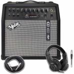 Midex MGA-50HD Elektro Gitar Amfisi 50 Watt USB Bluetooth Şarjlı 4 girişli (Kulaklık ve Kablo Dahil)