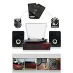 Midex MTX-303S Set Nostaljik Pikap Plak Çalar ve Hoparlör Ses Sistemi (Bluetooth Usb)