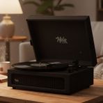 Midex MTX-420BK Nostaljik Bluetooth Pro Pikap Plakçalar Şarjlı 3 Devirli - Siyah