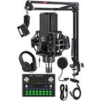 Midex MX-2020 Compact Set-1 Efektli Ses Kartı Mikrofon Stand Seti