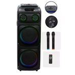 Midex Mxr-2000 Mikrofonlu Portatif Taşınabilir Ses Sistemi Hoparlör 2000W (Radyo Bluetooth)