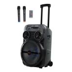Midex Mxr-280 Taşınabilir Mikrofonlu Işıklı Akülü Ses Sistemi Hoparlör (12 İnç 280 Watt)
