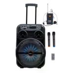 Midex Mxr-280Sxc Taşınabilir Seyyar Portatif 3 Mikrofonlu Şarjlı Ses Sistemi Hoparlör (280 Watt)