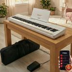 Midex PLX-120WH Yüksek Kaliteli Katlanır Taşınabilir Dijital Piyano - Beyaz