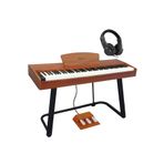 Midex Plx-125or taşınabilir Dijital Piyano Tuş Hassasiyetli 88 Tuş Bluetooth (stand Ve kulaklık Ile)