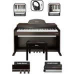 Midex PLX-190SR Gül Ağacı 88 Tuşlu Hammer Action ve Tuş Hassasiyeti Dijital Piyano