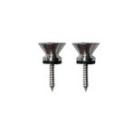 Midex PM1-2X Silver Metal Kaliteli Gitar Askı Pimi Omuz Askısı Takmak İçin Vida Pim (2 Adet)