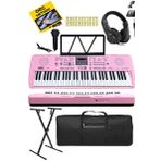 Midex PS-1800PK-Set 61 Tuşlu Kaliteli Dijital Ekran Pembe Org