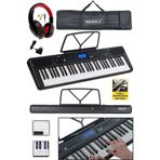 Midex PS-5200BK-H Pro Org 61 LED Işıklı Tuş Hassasiyetli Bluetooth Midi Kulaklık