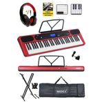 Midex Ps-5200Rd-Hs Pro Org 61 Led Işıklı Tuş Hassasiyetli Bluetooth Midi Kulaklık Stand