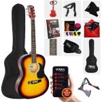 Midex RG-550SB Pack Sunburs 40 İnç Akustik Gitar Seti 4/4 Yetişkin - Sunburst