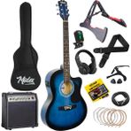 Midex RG-560BL-AMP Mavi Amfili Elektro Akustik Gitar Full Set