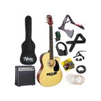 Midex RG-560NT-AMP Natural Amfili Elektro Akustik Gitar Full Set