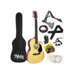 Midex RG-560NT Pack Natural Elektro Akustik Gitar Full Set Ekolayzerli 40 İnç 4/4 Yetişkin