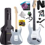 Midex RPH-30SL Gül Klavye Silver Strat Kasa SSS Elektro Gitar Seti