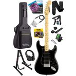 Midex RPH-40BK-ST Full Black Elektro Gitar Seti HSH Manyetik Maple Klavye Üst Kalite
