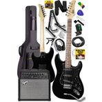Midex RPH30BK 50Amp 50 W Bluetooth Şarjlı Amfi Kulaklık Full Siyah Elektro Gitar Seti