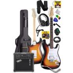 Midex RPH30SB-AMP Sunburs 25 Watt Şarjlı Bluetoothlu Amfili Elektro Gitar Seti Full