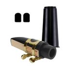 Midex SFR-1530A Alto Saksafon Ağızlık Bek Seti Gold (Bek Bilezik Kamış Ped Kapak)