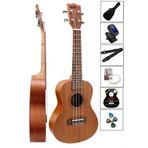Midex SP-21M Çanta Metod Askı Tuner Yedek Tel Pena Set Maun Soprano Ukulele