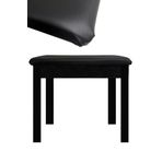 Midex TBX-144BK Üst Kalite Siyah Renk 32x54x48 cm Gizli Bölmeli Piyano Taburesi