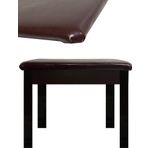 Midex TBX-144SR Üst Kalite Gizli Bölmeli Kahve Renk 32x54x48 cm Piyano Taburesi