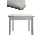 Midex TBX-144WH Üst Kalite Gizli Bölmeli Beyaz Renk 32x54x48 cm Piyano Taburesi