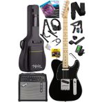 Midex Tlx-50Bk-50Amp Tele Kasa Maple Klavye 2 Single-Coil 50W Amfili Elektro Gitar