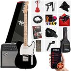 Midex TLX-50WB-50AMP Tele Kasa Maple Klavye 2 Single-Coil 50 W Amfili Elektro Gitar - Siyah