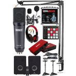 Midex Wizard Paket-5 Stüdyo Ekipmanları Seti (Monitör-Mikrofon-Ses Kartı-Kulaklık ve Midi Pad Controller)