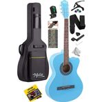 Midex XC-120LTB Kaliteli Akustik Gitar Gül Klavye Sap Ayarlı 4/4 Full Set