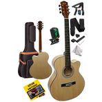 Midex XC-200CR Kaliteli Akustik Gitar Seti 40 İnç 4/4 Yetişkin Full Set