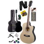 Midex XC-200NT 4 4 Yetişkin Üst Segment Kesik Kasa Profesyonel Akustik Gitar