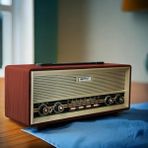 Midi Boy Retro Radyo Bluetooth Destekli Taşınabilir Radyo - Fm/am/sw Frekans, Usb/tf Kart Girişli, 2X8W Hoparlör, Şarjlı ve Kablolu Kullanım 35CM x 14CM PX-630BT (PX-630BT - Kahverengi)
