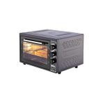 MİDİ FIRIN KARE 38LT AYARLANABİLİR TERMOSTAT = 50–320°C - SAATLİ = 0 - 90 DK ZİL 3 KADEME HIZ AYAR EMAYE TEPSİ 50x33x40cm