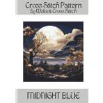 MIDNIGHT BLUE Cross Stitch Pattern: A beautiful cross stitch pattern for your next project! (Welovit Cross Stitch Patterns)